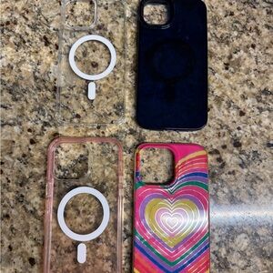 Black and White Phone Cases and Ring Holders